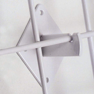 White Grid Brackets by HUBERT – White, Model GWBW