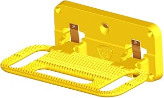 Carr's 195007: Hd Mega Ladder Rack Step - Safety Yellow - Chevy Express/Gmc Savana (Step Not Illuminated) - (Single)