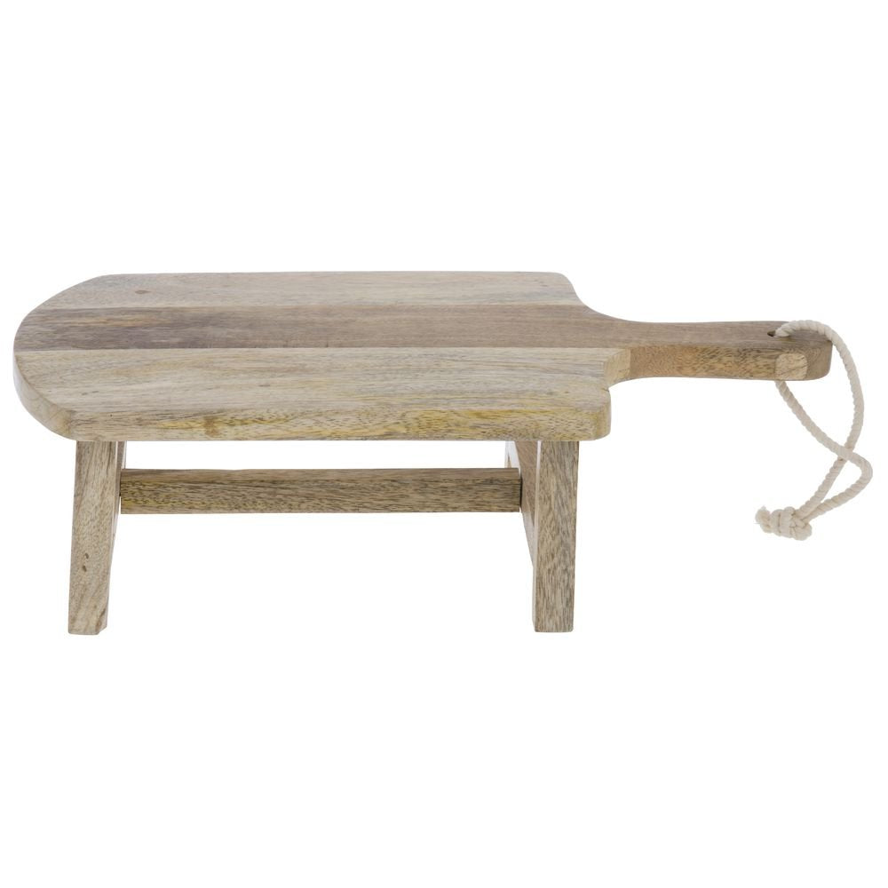 Cutting Board Riser Rectangular Mango Wood - 15 4/5"L x 9"W x 4 3/5"H by HUBERT – Wood, Natural, Model 99061