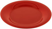 G.E.T. 6.5" Cranberry Heavy-Duty Wide Rim Melamine Appetizer Plate 4