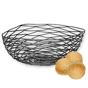 Tablecraft 10 inches x 10 inches x 4 inches / Black / Modern Display Baskets