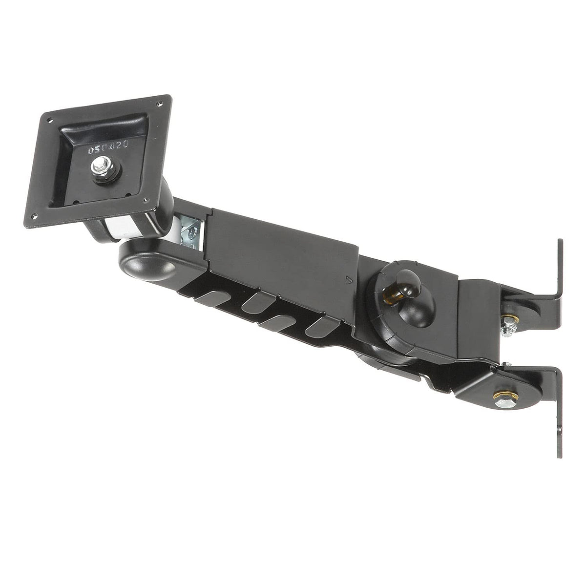 LCD Flat Panel Monitor Arm by Global Industrial – 17"L x 7"W x 5"H, Alloy Steel, Black, Model 249624