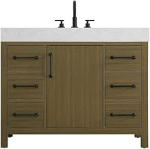 Elegant Kitchen and Bath 42" Single Bathroom Vanity in Chestnut Brown