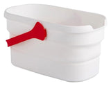 Mop Bucket by QasDfgHj – 36*17.5*21cm, plastics, White, Model QasDfgHj