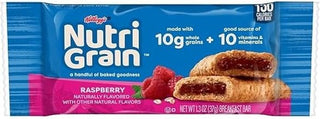 Nutrigrain Raspberry Bars 3 Case 16 Count