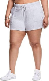 Champion Women's Plus Size Shorts French Terry Shorts, Comfortable Plus Size Gym Shorts for Women