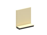 Single Sided Gondola Shelving Add-On Kit 48x54x19 PLT Platinum by Lozier – 54" H, Alloy Steel, Platinum, Model KP1031.39W