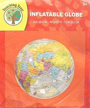Transparent Inflatable Globe - 11.5 inches