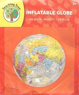 Transparent Inflatable Globe - 11.5 inches