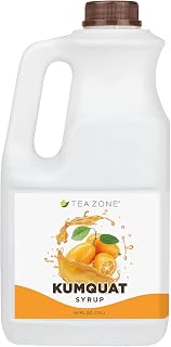 TEA ZONE J1055 64 fl.oz Kumquat Syrup for Beverage, Coffee, Cocktail, Ice Cream