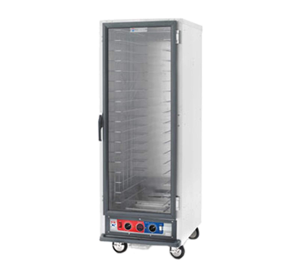 C5 1 Series Full-height Heated Proofing W/ Lip Load Slides by METRO – Aluminum, Model C519-PFC-L