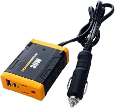 PowerDrive PWD30 30 Watt Power Inverter Car Plug Adapter 12v DC to 110v AC Slim Converter