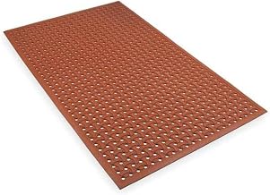 Notrax T18 Superflow Lightweight Anti-Fatigue Workstation Mat, 3' X 5' Red