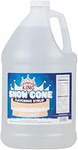 Carnival King Coconut Snow Cone Syrup 1 Gallon - Delicious Shaved Ice Flavoring for Slushies, Machines & Parties
