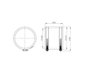 4 In. x 4 In. Plastic to Plastic PVC Coupling - 1 Each by Fernco – 4 Inch, Polyvinyl Chloride, Black, Model P1056-44