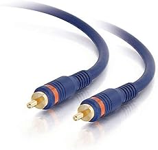 Legrand Velocity S/PDIF Cable, Blue Digital Audio Coax Cable, 3 Foot Digital Audio Cable to Use As Home Theater Coaxial Cable, 1 Count, C2G 29114