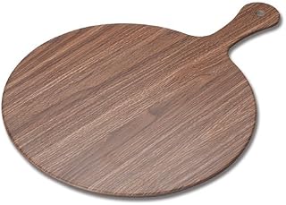 Winco WDM002-402 Ardesia Semone 11-7/8"Dia Melamine Round Platter, Wood, 12pcs/case