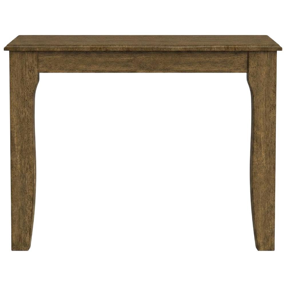 Brown Dinette Table with 18-Inch Self-Storing Butterfly Leaf by Starlight Canyon Home – Solid Asian Hardwood, Brown