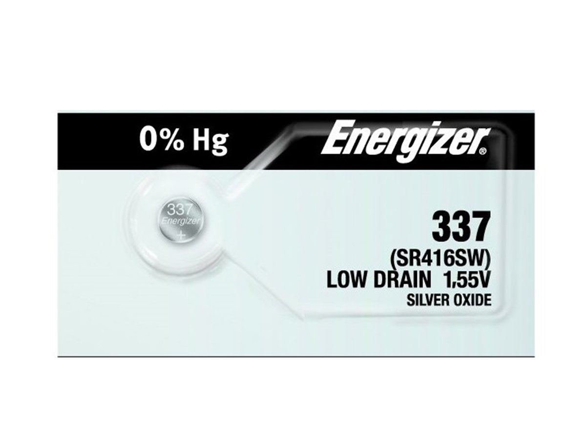 337 Button Cell Battery by Energizer – 2, Model 337TZ