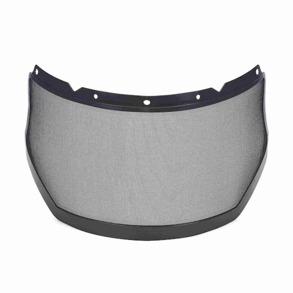 Safety V-Gard Steel Mesh Faceshield by MSA – One Size, Polycarbonate, Grey, Model 10116557