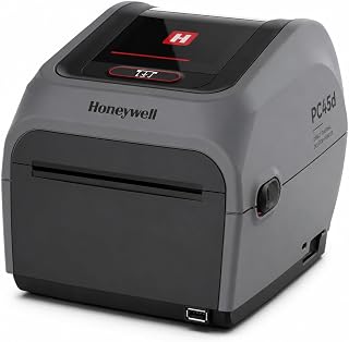 Honeywell PC45D Desktop Direct Thermal Printer, 4-Inch, 203 DPI, Ethernet | 3.5-Inch Touchscreen, 8 ips, 4.25-Inch Print Width, US Power Cord for Warehouse & Shipping Labeling