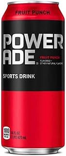 POWERADE Sport Drink, 16 Fl oz Cans (24 pack, Fruit punch)