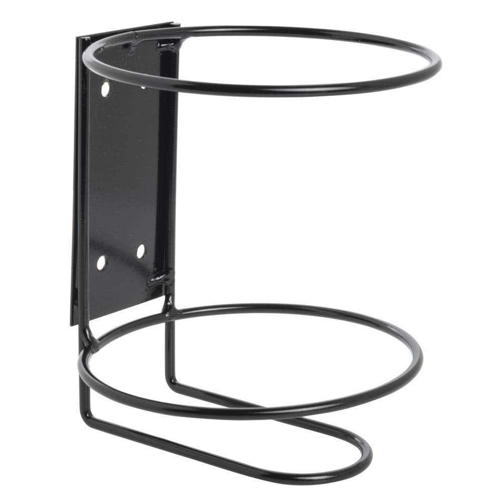 Hand Sanitizers by HUBERT Black Wire Wall Mount Wipe/Sanitizer Holder - 6"Dia x 7"H – SteelWire, Black, Model WCH0514