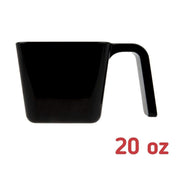 Carlisle 20 Oz. Black Polycarbonate Portion Cup by Carlisle FoodService Products – 20 Ounces, Polycarbonate (PC), Black, Model 49122-103