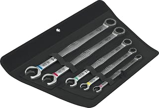 Wera 05020380001 6007 Joker 5 Set 1 Ring ratchet spanner set, 5 pieces