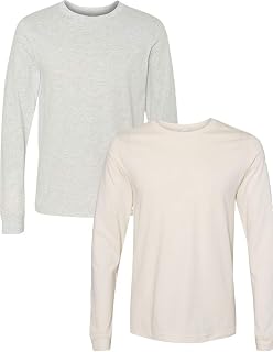 BELLA+CANVAS Bella Canvas - Unisex Jersey Long Sleeve Tee - 3501 2XL-Ash-Natural