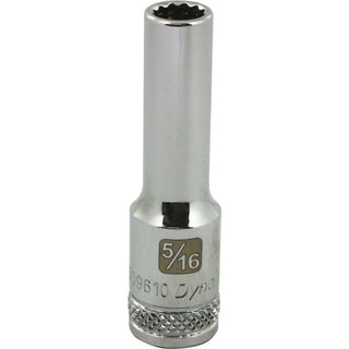 Tools 3/8" Drive 12 Point Sae by Dynamic – 5/16-Inch, Metal, Chrome Finish, Model D009610