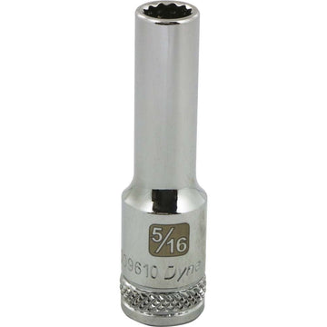 Tools 3/8" Drive 12 Point Sae by Dynamic – 5/16-Inch, Metal, Chrome Finish, Model D009610