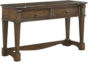 Lexicon Rochester Asian Hardwood Sofa Table in Brown
