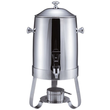 Coffee Urn with 2 Gallon Capacity by HUBERT – 2.0 gallons, Stainless Steel, Silver, Model 10502