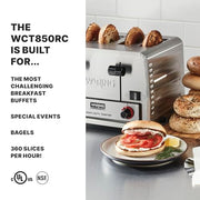 Waring 12-Ampere / WCT805 / Silver Toasters