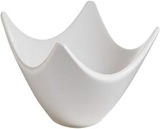CAC China SHA-H8 Sushia 10-1/2-Inch New Bone White Porcelain Square Dish, Box of 24