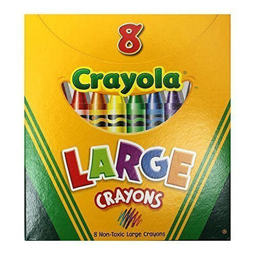 LLC CRAYOLA LARGE SIZE TUCK BOX 8PK (Set of 24) – wax, Pack of 24, Model BIN80