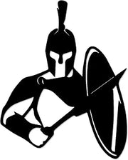 Spartan Warrior Metal Wall Art.Metal Outdoor Decor.WallArt Decor.12in