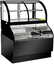 Omcan 43550 REFRIGERATED SHOWCASES Dual Service Open Refrigerated Floor Display Case - 48" Wide 47277