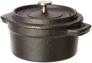 American Metalcraft CIPR42 Cast Iron Baking Dish, 9 Ounce, 4" Diameter x 1-5/8"H with Handles, Case of 12