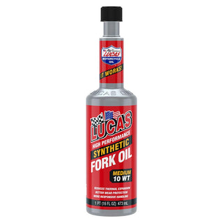 SYN FORK OIL 10W MED (12/CS) by Lucas Oil – Pack of 12, Model 10772
