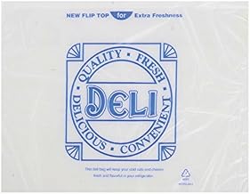 Deli Saddle Pack Bags Extra Large HDPE Imprinted - 10 1/2"L x 8 1/4"H 2000 Per Case