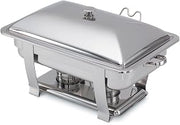 Orion Oblong Mirror Finish S/S Complete Lift-Off Chafer, 9 Qt
