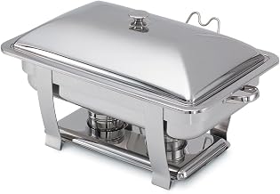 Orion Oblong Mirror Finish S/S Complete Lift-Off Chafer, 9 Qt