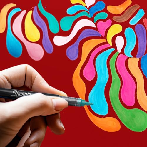 Sharpie Red / 1 Count (Pack of 2) / Tank Permanent Markers