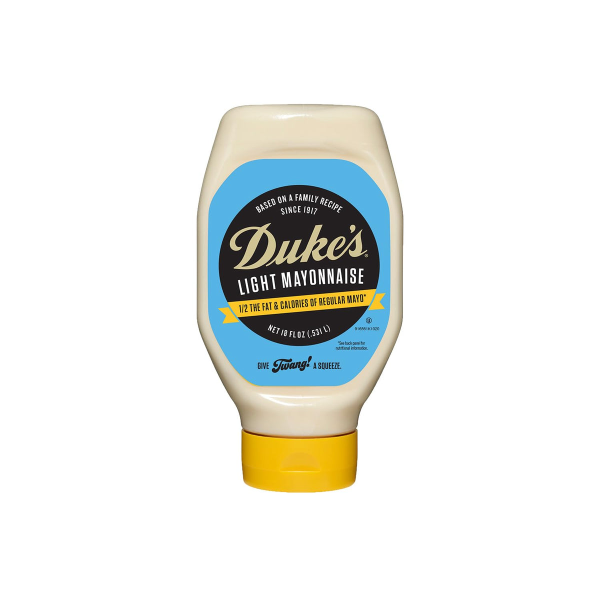 DUKE'S Light Mayo / 18 Ounce (Pack of 1) / White Mayonnaise