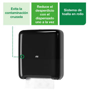 Matic Paper Towel Dispenser H by Tork – Plastic, Black, Model 5510282