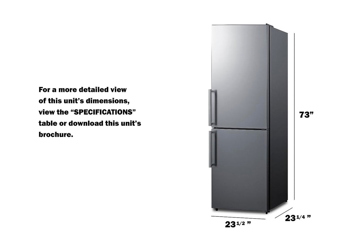 Summit Appliance RHD / Stainless Steel / 10.8 cubic_feet Funnels