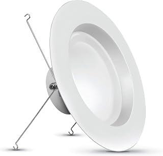 Feit Electric Feit LEDR56HO/6WYCA 5/6" 120-Watt Equivalent Color Select (2700/3000/3500/4000/5000) Dimmable Recessed Downlight (6-Pack)