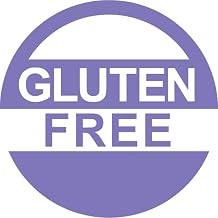 HUBERT Gluten Free Label Purple Food Advisory Labels White Imprint - 1"Dia, 1000 Per Roll